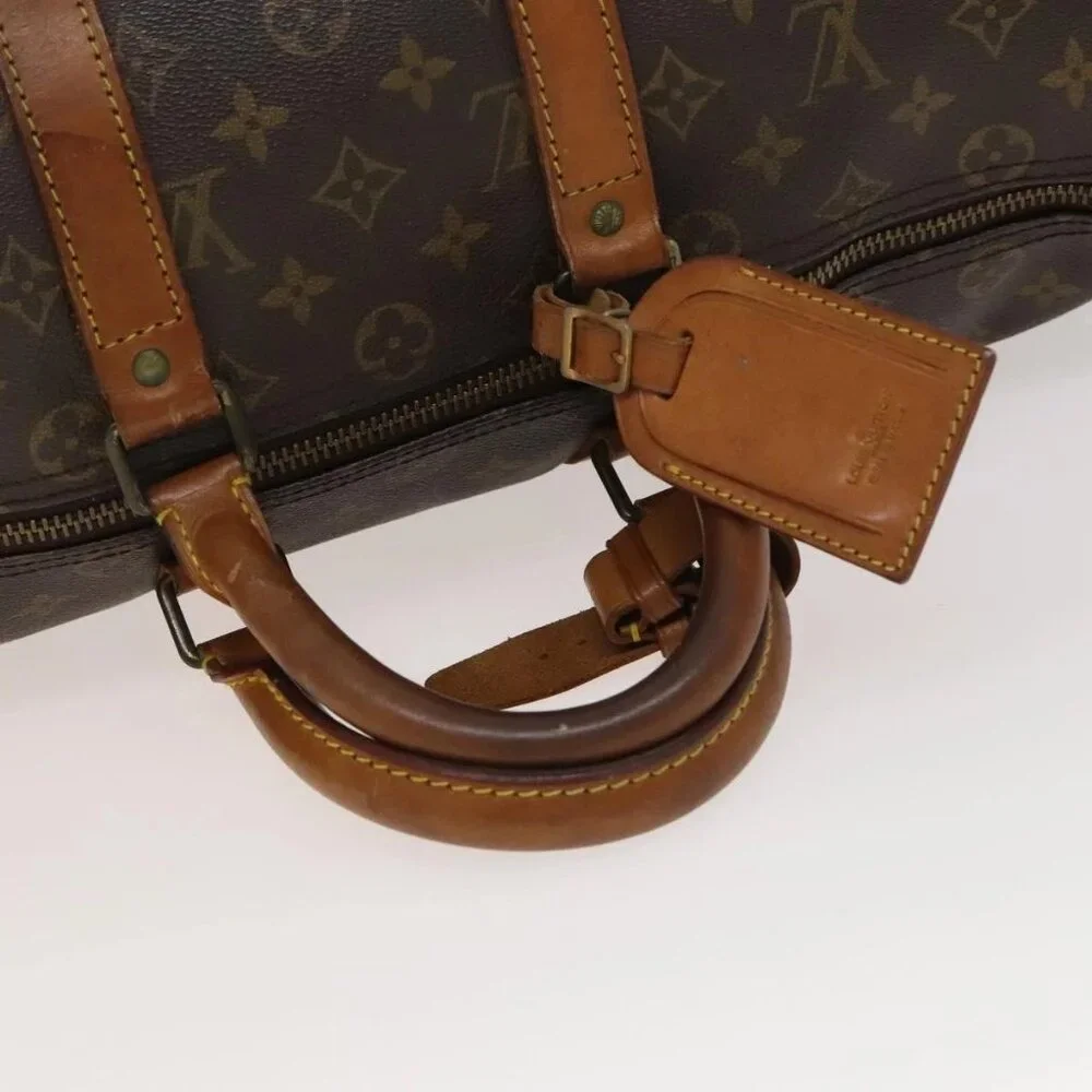 LOUIS VUITTON Monogram Keepall 45 Boston Bag M41428 LV Auth 127942